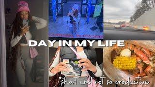 vlog: SHORT DAY IN MY LIFE | organizing room, grwm, talks, seafood boil