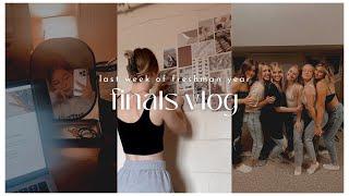 finals week vlog | studying, packing & moving out of my dorm