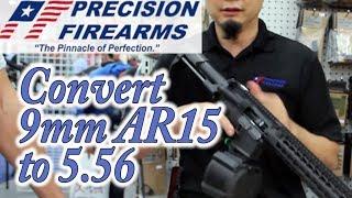 Precision Firearms - AR platform rifle - 9mm convert to 5.56 and back to 9mm - Gear-Report.com