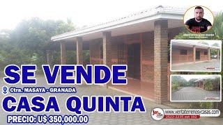 Venta de Quintas - Se vende linda casa quinta en ctra. Masaya - Granada (Cod: VCQ-12)