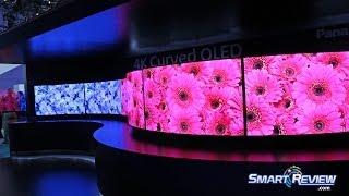 CES 2014 | Panasonic Curved OLED 4K TVs | SmartReview.com