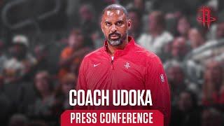 Coach Udoka Press Conference Rockets vs Thunder l Houston Rockets