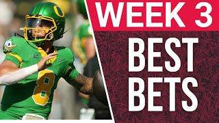 College Football Week 3 Best Bets, Picks and Predictions!