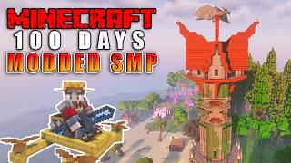 I Survived 100 Days in a MODDED MINECRAFT SMP