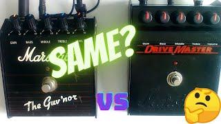 Marshall The Guv'nor VS Marshall DriveMaster | SAME PEDAL??