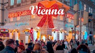 Vienna Christmas Walk Festive Atmosphere In The City, November 2024 | 4K HDR