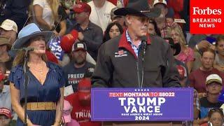 'Hamas Is In The Capitol': Ryan Zinke Speaks At Trump-Vance Rally In Bozeman, Montana