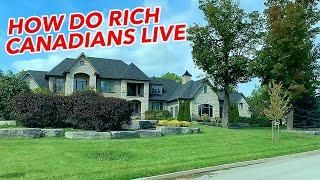 How Do Rich Canadians Live | Luxury Houses In Toronto Vs Suburb