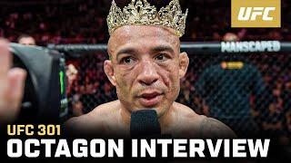 Jose Aldo Octagon Interview | UFC 301