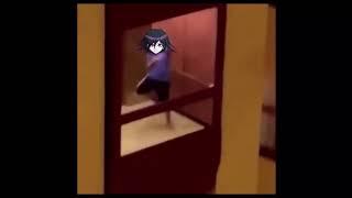 ouma on the elevator to the trial grounds