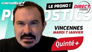 Pronostic Quinté et des courses PMU du Mardi 7 janvier 2025 - En partenariat avec @GenybetTurf