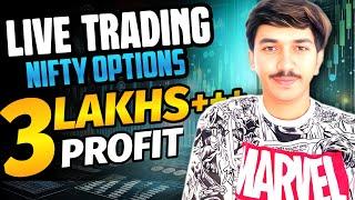 3 Lakhs ++ Live Trading Profits || Nifty Options Trading || Sniper trader