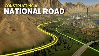 Building a National Road Along a Mountain! | Cities: Skylines 2