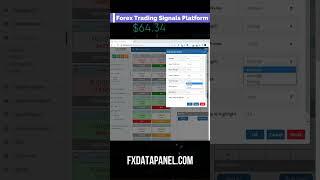 Forex Trading Signals Platform | Forex Signals Provider | Free Signals Forex  #FXDataPanel #fx