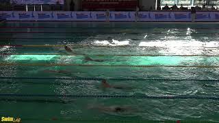 100 breaststroke men Italian winter Championship, short course, Simone Cerasuolo world junior record