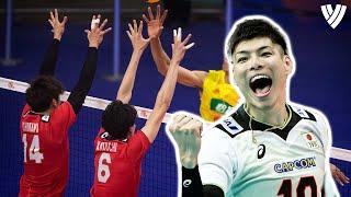  "BLOCKEDDD ": Japan's Mighty Middle Blockers in Action 