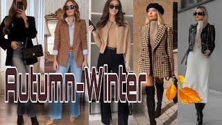 MODA OTOÑO INVIERNO 2024  LOOKS OUTFITS Y COMBINACIONES DE ROPA MODERNA