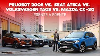 Comparativa: Volkswagen Taos vs. Mazda CX-30, Peugeot 2008 y SEAT Ateca, duelo de SUV compactos