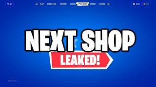 NEXT FORTNITE SHOP LEAKED!