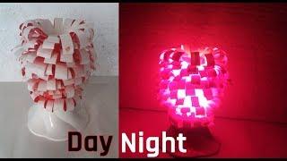 AMAZING TABLE LAMP OUT OF WASTAGE COFFEE CUP | DIY HANDMADE CRAFT MAKING