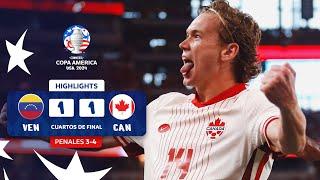 VENEZUELA (3) 1-1 (4) CANADÁ | HIGHLIGHTS | CONMEBOL COPA AMÉRICA USA 2024™