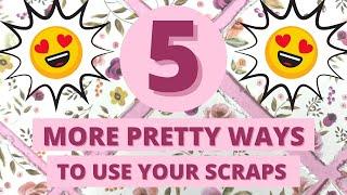  5 MORE Ways  to use Your Paper SCRAPS! Which ones your favourite?