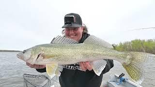 Pine Falls Spring Walleye On Crush City Plastics!