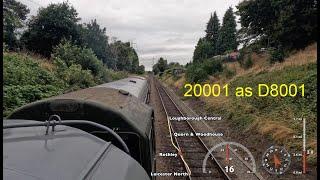 D8001 Thrash at the Great Central Railway in 2024 in 4K! Solo Class 20's are always Hellfire! Enjoy!