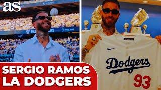SERGIO RAMOS stuns LOS ANGELES DODGERS fans with FIRST PITCH at DODGER STADIUM
