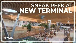 Portland International Airport offers sneak peek before opening new terminal