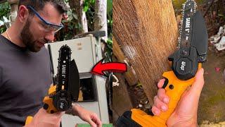 This portable chainsaw is by far the best I’ve ever tested in my life! 