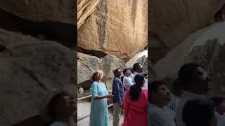 Discover Gobustan's ancient rock art, cultural Landscape in Azerbaijan|Shahna Saju #shortvideo