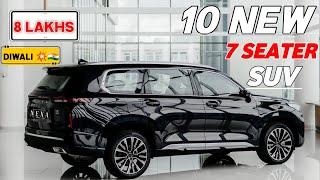 10 Upcoming 7 Seater SUV's in india 2024 || This Diwali 2024 ||.