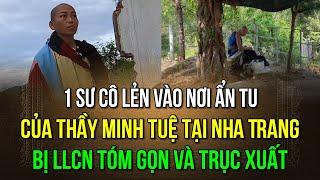 Một sư cô lẻn vào chỗ ẩn tu của thầy Minh Tuệ, bị lực lượng chức năng tóm gọn và trục xuất