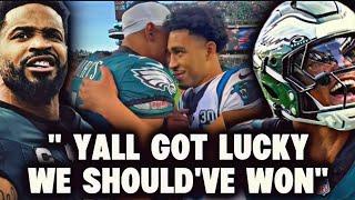 Watch Raw Emotions After Philadelphia Eagles SHOCKING WIN vs Carolina Panthers