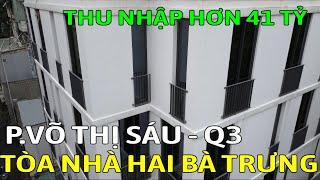 Bán tòa nhà QUẬN 3 thu nhập dòng tiền 41 tỷ/8 năm đường HAI BÀ TRƯNG - Mã sp SK1470