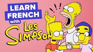 Learn French with Cartoons - Les Simpson: Bart's New Superpower!