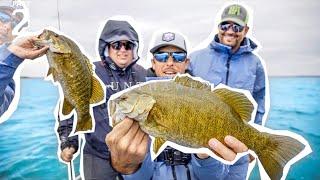 EPIC BASS CHALLENGE! | Lake Michigan Smallmouth Fishing