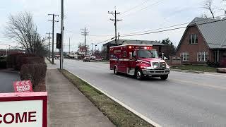 Milford Engine 71 & Medic 71 responding to a medical call