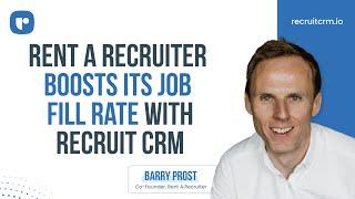 Rent a Recruiter Drastically Boosts Its Job Fill Rate with Recruit CRM!