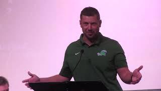 Tulane Coach Jon Sumrall at GNO QB Club - Nov. 25, 2024