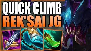 THIS IS HOW YOU CAN CLIMB QUICKER IN SOLO Q WITH REK'SAI JUNGLE! - Gameplay Guide League of Legends