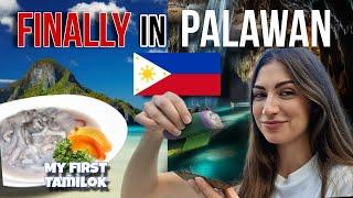 FIRST TIME IN PALAWAN!Exploring Underground River and Trying local delicacy - TAMILOK and CASSAVA 