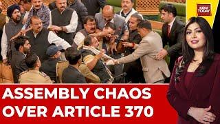 Jammu And Kashmir Assembly Ruckus Over Article 370 Restoration | Jammu & Kashmir News | India Today