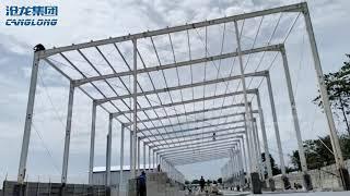 Canglong Group's steel structure project in Indonesia