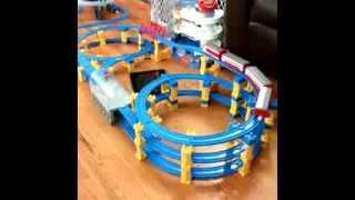 Evan Almighty with Tomicay Amtrak Super Spiral Set (Replica) Plarail 12-09-13