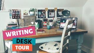 A Writer’s Desk Tour | calm, cosy & productive