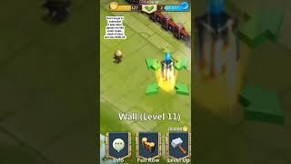 Wall level 1 - Level Max | Castle Clash