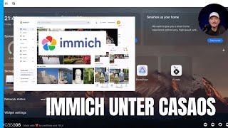 Install Immich on CasaOS and adjust upload location