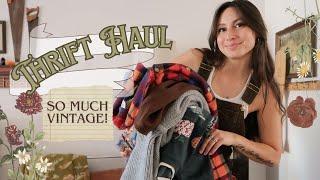 First THRIFT HAUL of 2025 | tons of vintage!